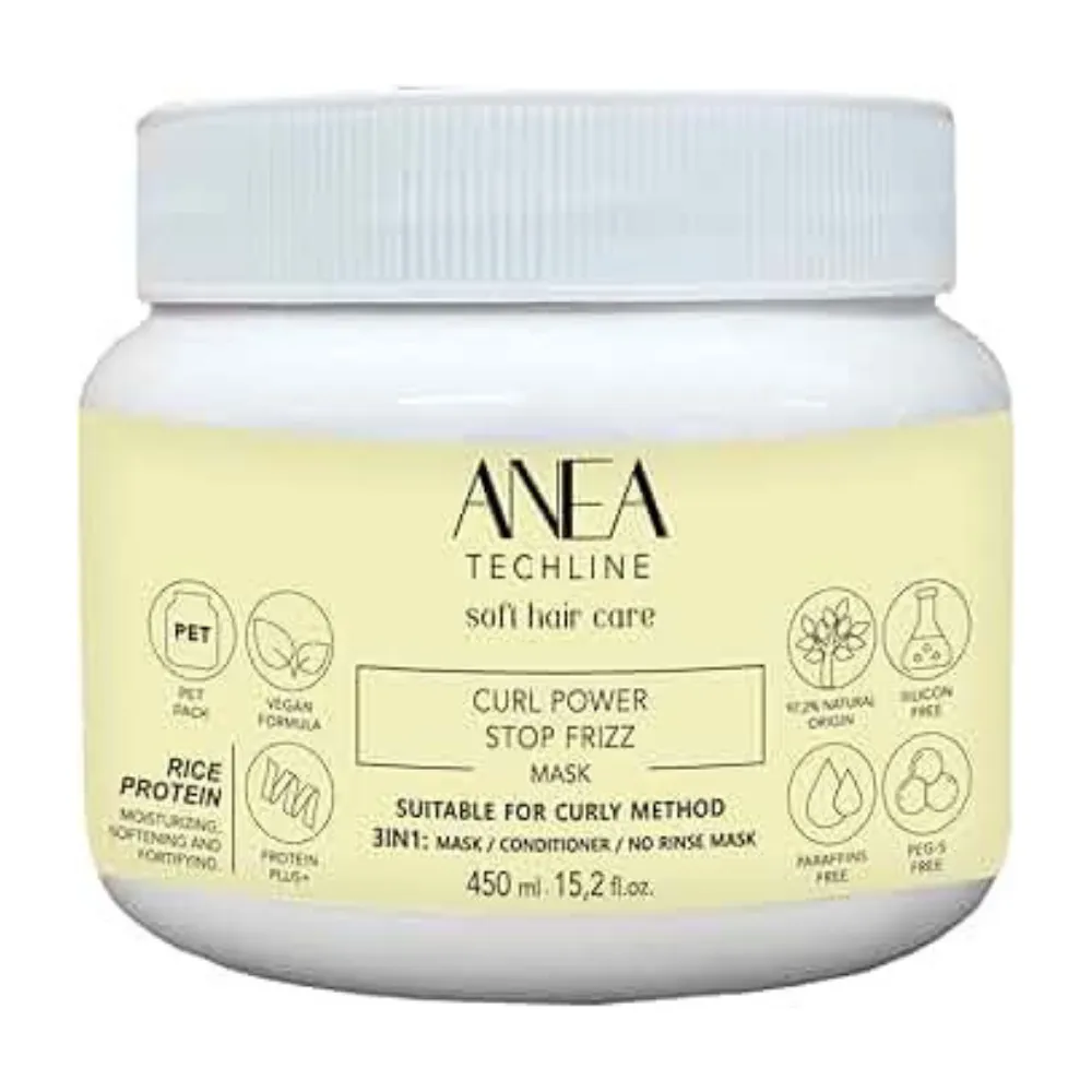 Anea Techline Mascarilla Potenciador Rizos 450ml